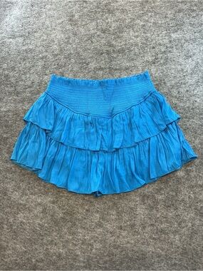 Jondie Light Blue Ruffle Skort RRR